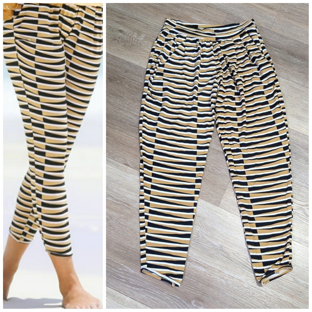 Ava Sky Fighting Eel pants bottoms angle Tuscan geoladder yellow size S